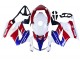 Carena Moto Honda VFR 800 2002-2013 - Bianco Rosso Blu Motul