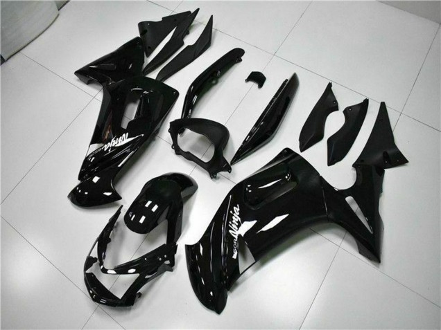 Carena Moto Kawasaki EX650 2006-2008 - Nero Lucido Bianco