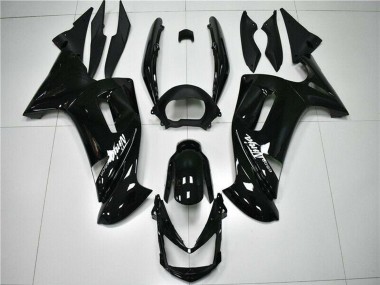 Carena Moto Kawasaki EX650 2006-2008 - Nero Lucido Bianco Fabbrica