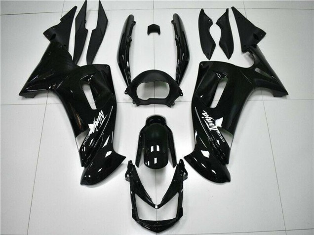 Carena Moto Kawasaki EX650 2006-2008 - Nero Lucido Bianco