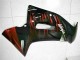 Carena Moto Kawasaki EX650 2006-2008 - Nero Lucido Rosso Fiamma