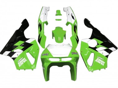Carena Moto Kawasaki ZX7R 1996-2003 - Bianco Verde Nero Lucido Fabbrica