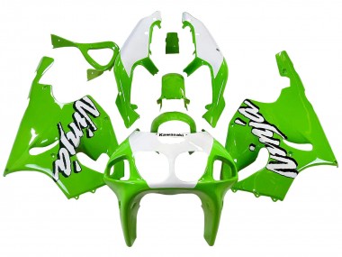 Carena Moto Kawasaki ZX7R 1996-2003 - Bianco Verde Fabbrica