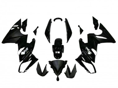 Carena Moto Kawasaki EX650 2009-2011 - Nero Lucido Bianco Decal Fabbrica