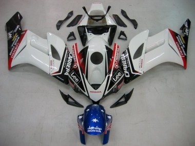 Carena Moto Honda CBR1000RR 2004-2005 - Bianco Blu Rosso Nero Lucido Stella Carrera Lee Fabbrica