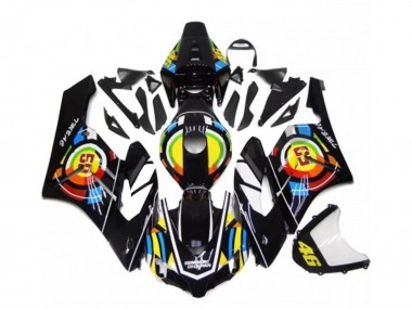 Carena Moto Honda CBR1000RR 2004-2005 - Nero Lucido Giallo Verde Rosso 46 Fabbrica
