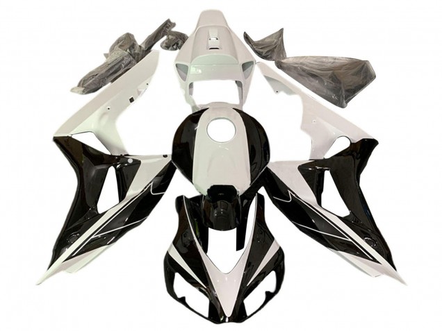 Carena Moto Honda CBR1000RR 2006-2007 - Bianco Perla Nero Lucido