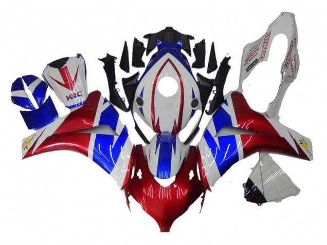 Carena Moto Honda CBR1000RR 2008-2011 - Bianco Rosso Blu