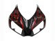 Carena Moto Honda CBR1000RR 2006-2007 - Nero Lucido Rosso Fiamma