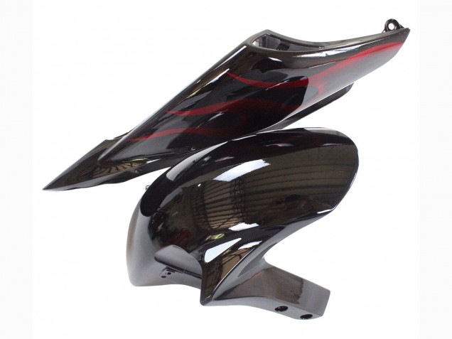 Carena Moto Honda CBR1000RR 2006-2007 - Nero Lucido Rosso Fiamma