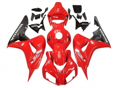Carena Moto Honda CBR1000RR 2006-2007 - Rosso Nero Opaco Fabbrica