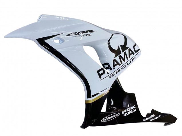 Carena Moto Honda CBR1000RR 2006-2007 - Bianco Nero Lucido Pramac