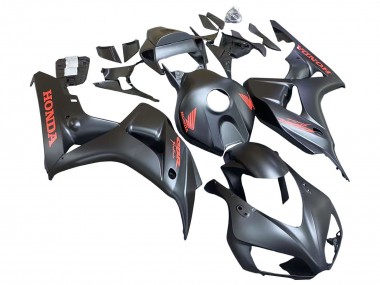 Carena Moto Honda CBR1000RR 2006-2007 - Nero Opaco Rosso Decals Fabbrica