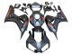 Carena Moto Honda CBR1000RR 2006-2007 - Nero Opaco Rosso Decals