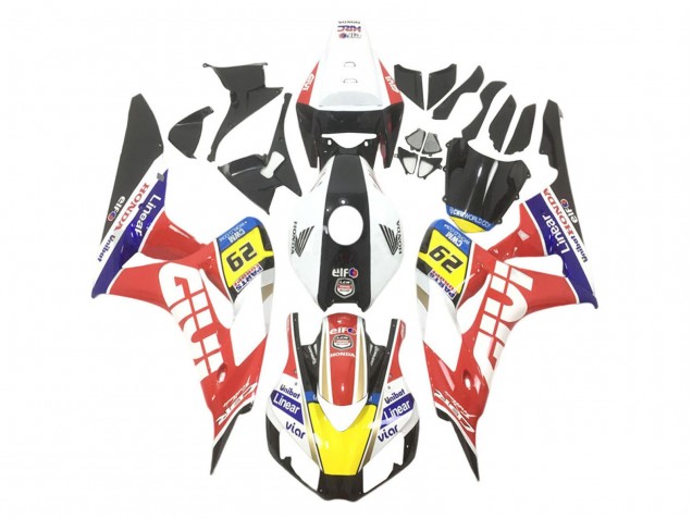 Carena Moto Honda CBR1000RR 2006-2007 - Bianco Rosso Giallo Blu Nero Givi Elf UniBat 29