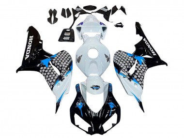 Carena Moto Honda CBR1000RR 2006-2007 - Bianco Blu Nero Lucido Fabbrica