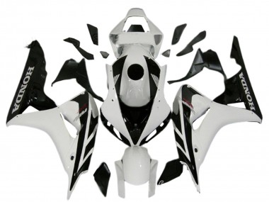 Kit Carena Moto Honda CBR1000RR 2006-2007 - Bianco Nero Lucido Fabbrica