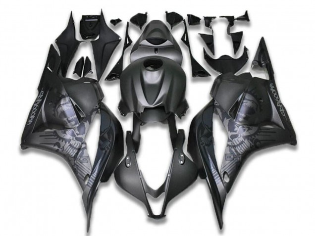 Carena Moto Honda CBR600RR 2009-2012 - Nero Grigio Cranio