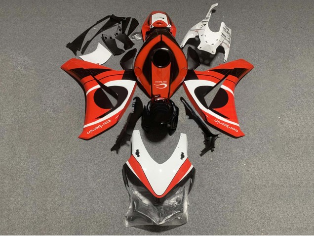 Kit Carena Moto Honda CBR1000RR 2008-2011 - Bianco Rosso Nero Lucido