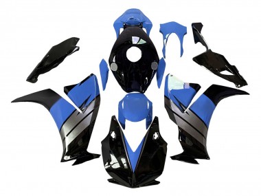 Carena Moto Honda CBR1000RR 2012-2016 - Azzurro Chiaro Argento Nero Lucido Fabbrica