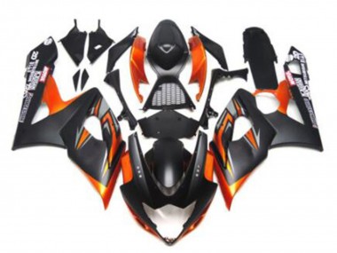 Carena Moto Suzuki GSXR 1000 2005-2006 - Nero Lucido Nero Opaco Nero Arancia Fabbrica