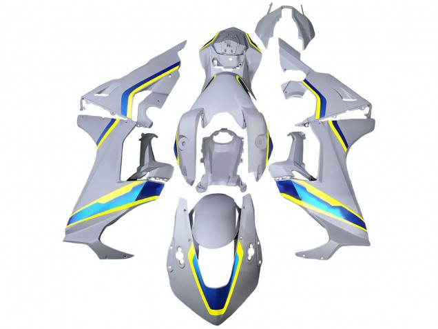Carene Moto Honda CBR1000RR 2017-2024 - Bianco Blu Giallo