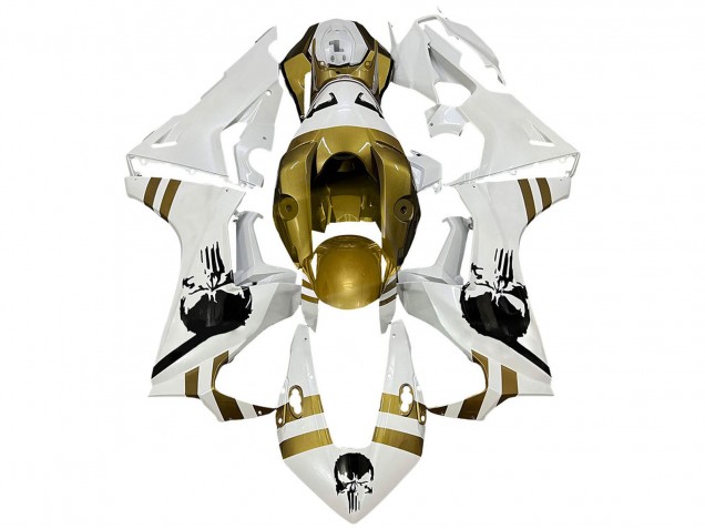 Carena Moto Honda CBR1000RR 2017-2023 - Bianco Oro Scuro