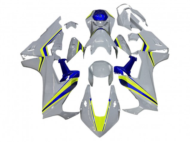 Carena Moto Honda CBR1000RR 2017-2023 - Bianco Giallo Blu