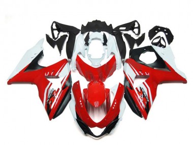 Kit Carena Moto ABS Suzuki GSXR 1000 2009-2016 - Bianco Rosso Nero Fabbrica