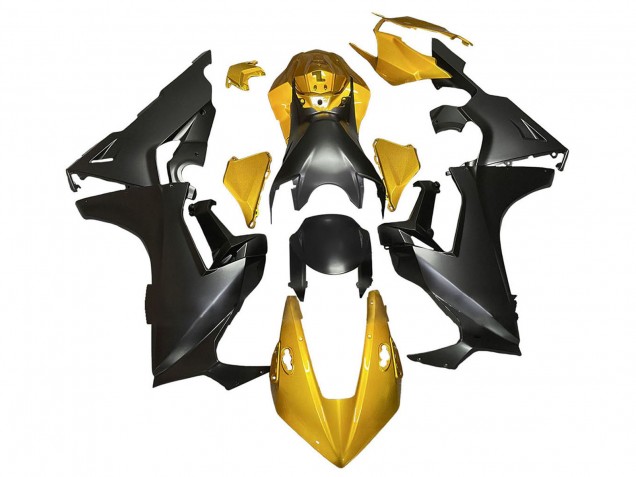 Carene Moto Honda CBR1000RR 2017-2024 - Oro Nero Opaco