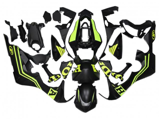 Carene Moto Honda CBR1000RR 2017-2024 - Nero Opaco Giallo