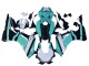 Carena Moto Honda CBR1000RR 2017-2023 - Bianco Azzurro Chiaro Nero Lucido