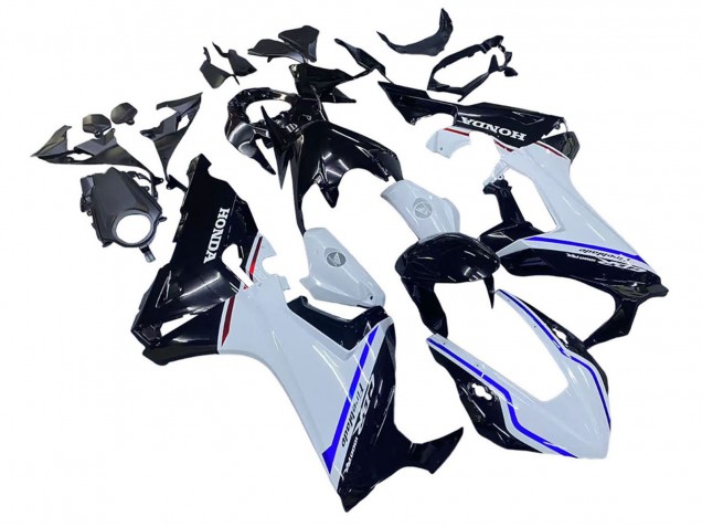 Kit Carena Moto Honda CBR1000RR 2017-2023 - Bianco Blu Nero Lucido