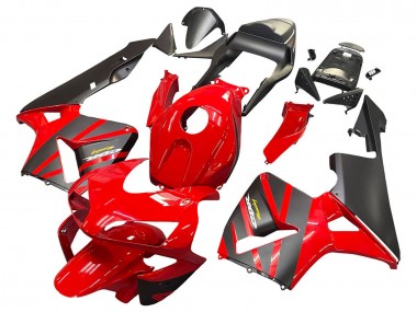 Carena Moto Honda CBR600RR 2003-2004 - Rosso Nero Opaco Corsa Fabbrica