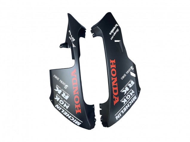 Carena Moto Honda CBR600RR 2003-2004 - Nero Opaco Arancia Repsol Rossi 46