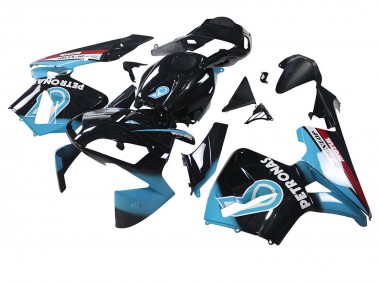 Carena Moto Honda CBR600RR 2003-2004 - Azzurro Chiaro Rosso Nero Lucido Dunlop Fabbrica