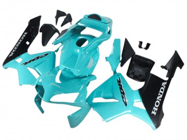 Carena Moto Honda CBR600RR 2003-2004 - Azzurro Chiaro Nero Fabbrica