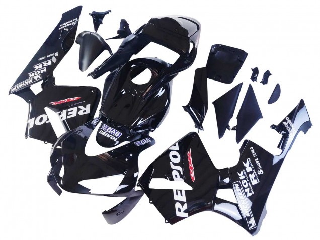 Carena Moto Honda CBR600RR 2003-2004 - Nero Lucido Bianco Repsol