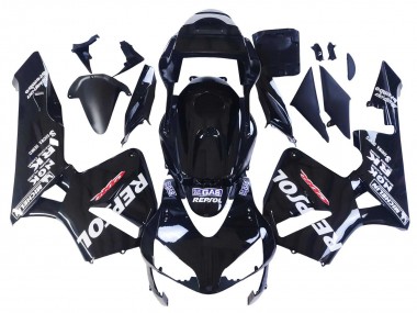 Carena Moto Honda CBR600RR 2003-2004 - Nero Lucido Bianco Repsol Fabbrica