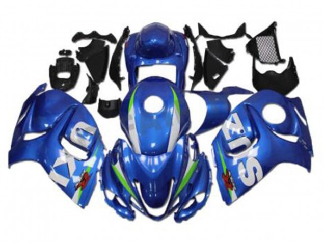 Carena Moto Suzuki GSXR 1300 Hayabusa 2008-2020 - Blu Bianco Verde