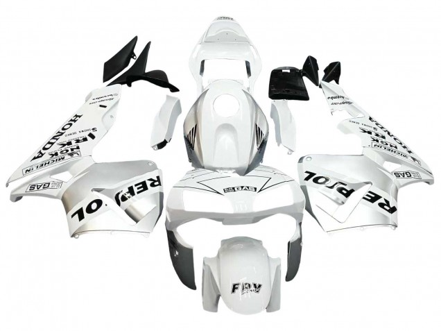 Carena Moto Honda CBR600RR 2003-2004 - Bianco Argento Nero Repsol