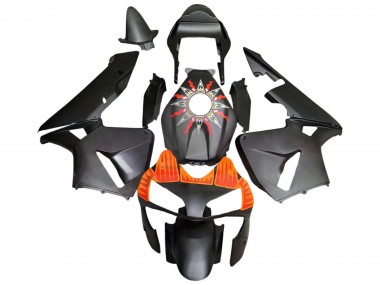 Carena Moto Honda CBR600RR 2003-2004 - Nero Opaco Arancia Fabbrica