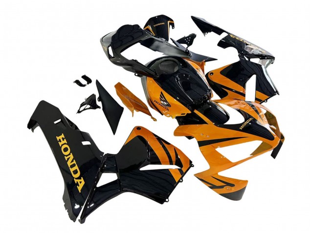 Kit Carena Moto Completo Honda CBR600RR 2003-2004 - Arancia Bianco Rosso Nero Lucido Repsol