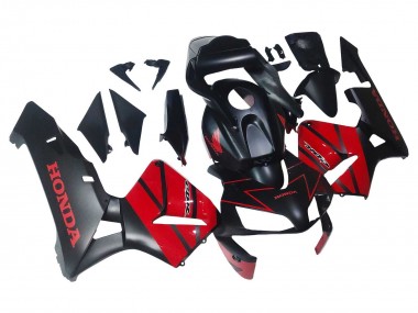 Carena Moto Honda CBR600RR 2003-2004 - Rosso Nero Lucido Nero Opaco Fabbrica