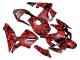 Carena Moto Honda CBR600RR 2003-2004 - Nero Rosso Grigio Camouflage