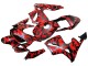 Carena Moto Honda CBR600RR 2003-2004 - Nero Rosso Grigio Camouflage