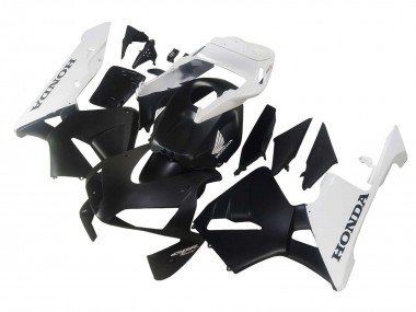 Carena Moto Honda CBR600RR 2003-2004 - Bianco Nero Opaco Fabbrica