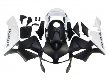Carena Moto Honda CBR600RR 2003-2004 - Bianco Nero Opaco Fabbrica