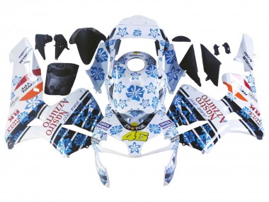 Carena Moto Honda CBR600RR 2003-2004 - Bianco Blu Rosso Nastro Azzurro 46 Fabbrica