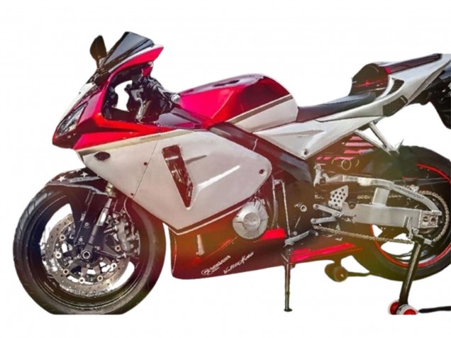 Kit Carena Moto Honda CBR600RR 2005-2006 - Rosso Bianco Nero